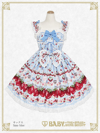 Juicy Strawberry Memory柄ジャンパースカートⅡ