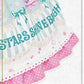 Sweetheart Parfaiteria scallop jumper skirt