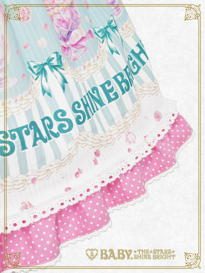 Sweetheart Parfaiteria scallop jumper skirt