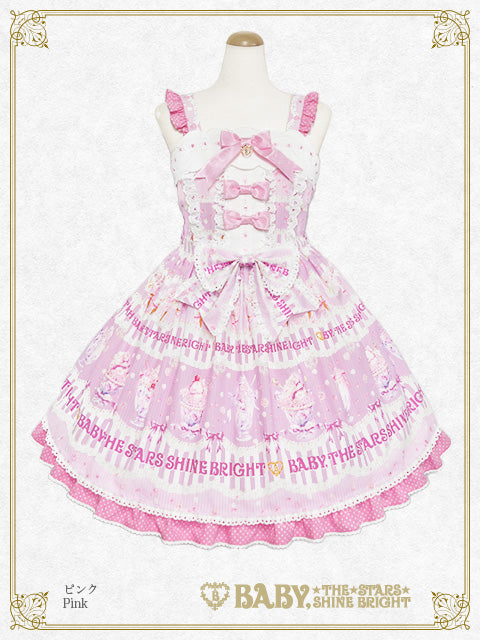 Sweetheart Parfaiteria scallop jumper skirt
