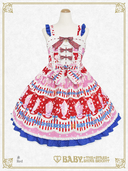 Sweetheart Parfaiteria scallop jumper skirt