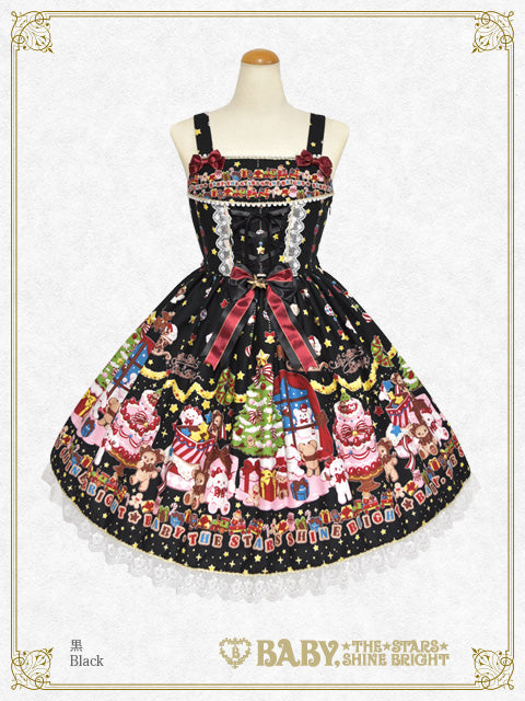 くみゃちゃんのDoki☆Doki Christmas Party柄ジャンパースカートⅠ