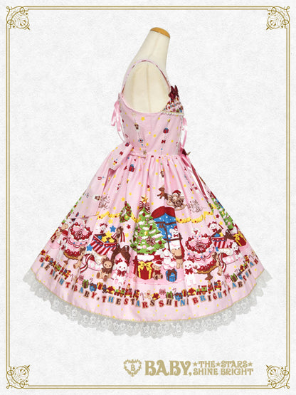 くみゃちゃんのDoki★Doki Christmas Party柄ジャンパースカートⅠ