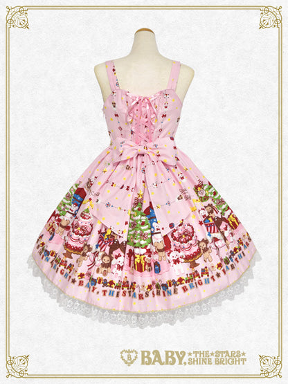 くみゃちゃんのDoki★Doki Christmas Party柄ジャンパースカートⅠ