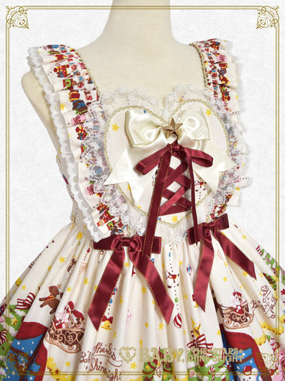 くみゃちゃんのDoki★Doki Christmas Party柄ジャンパースカートⅡ