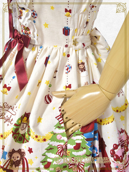 くみゃちゃんのDoki★Doki Christmas Party柄ジャンパースカートⅡ