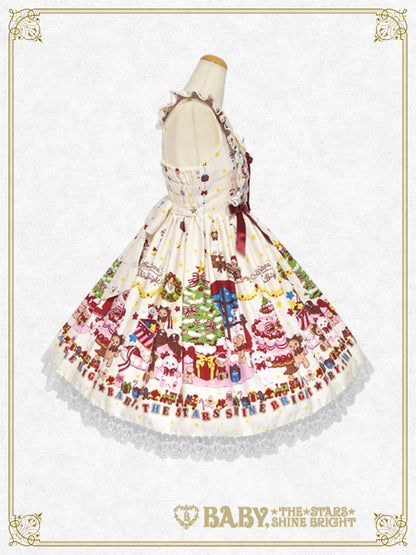 くみゃちゃんのDoki★Doki Christmas Party柄ジャンパースカートⅡ