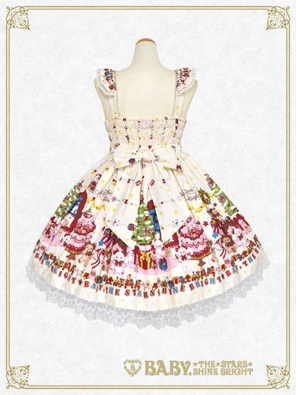 くみゃちゃんのDoki★Doki Christmas Party柄ジャンパースカートⅡ