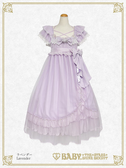 La fleurieシフォンワンピース