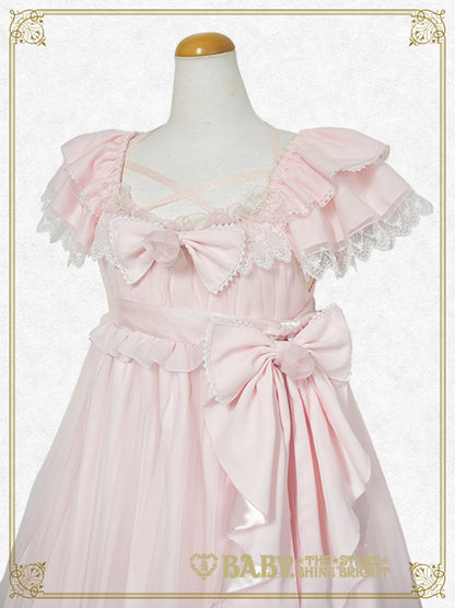 La fleurieシフォンワンピース