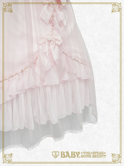 La fleurieシフォンワンピース