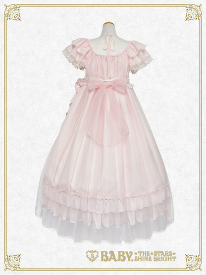 La fleurieシフォンワンピース