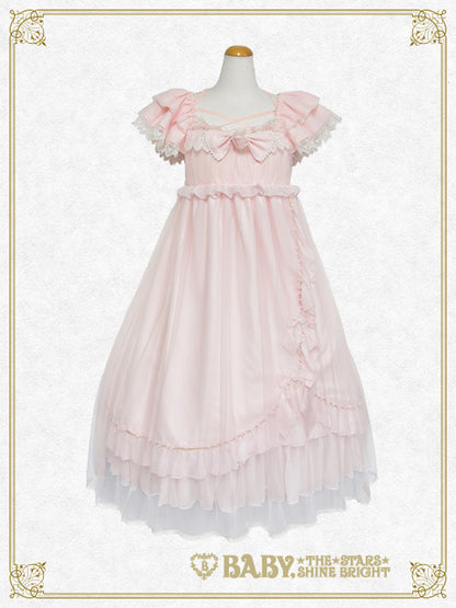 La fleurieシフォンワンピース