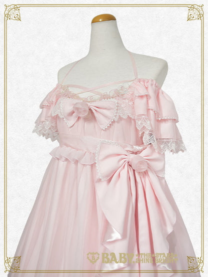 La fleurieシフォンワンピース