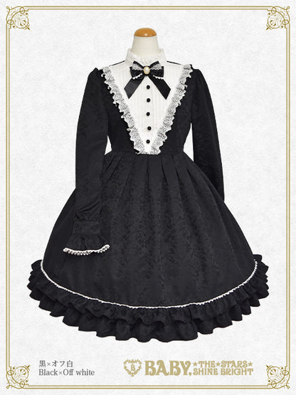 Ornament Jacquard Garden one piece dress