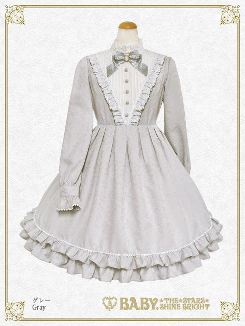 [Pre-order] Ornament Jacquard Garden one piece dress