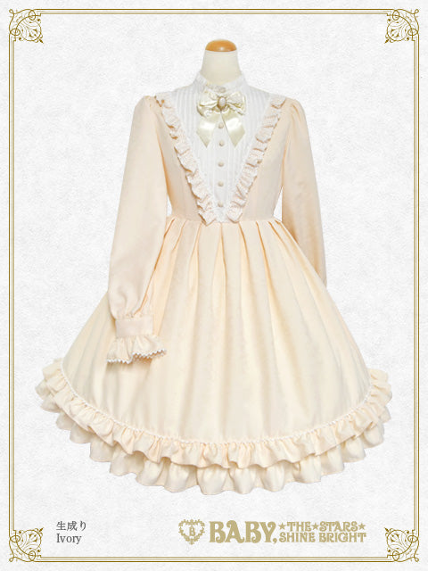 [Pre-order] Ornament Jacquard Garden one piece dress