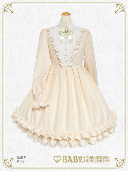 [Pre-order] Ornament Jacquard Garden one piece dress