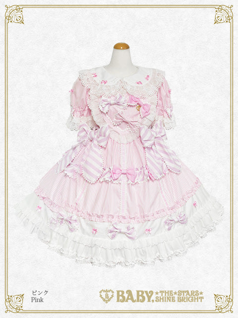 [Pre-order] Pâtissière♡Bonbon Ribbon One piece dress