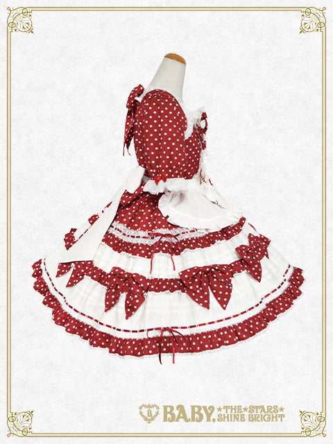 [Pre-order] My Sweet Baby Cafe Dot one piece dress