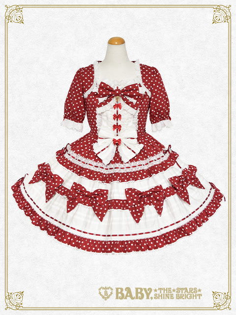 [Pre-order] My Sweet Baby Cafe Dot one piece dress