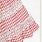 【予約】Fluffy Gingham Heart ワンピース