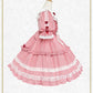 【予約】Fluffy Gingham Heart ワンピース