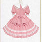 【予約】Fluffy Gingham Heart ワンピース