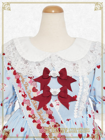 [増産] くみゃちゃんのSweet Baby Love Heart柄ワンピース