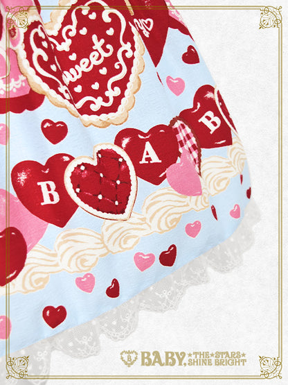 [増産] くみゃちゃんのSweet Baby Love Heart柄ワンピース