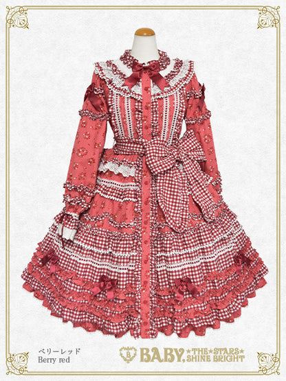 Berry Sweet Bouquetロングワンピース