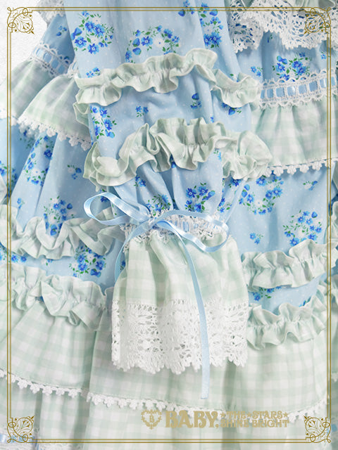 [Pre-order] Berry Sweet Bouquet Long one piece dress