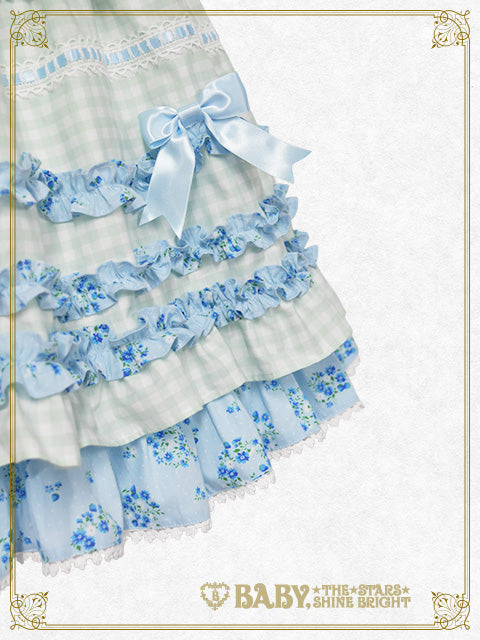 [Pre-order] Berry Sweet Bouquet Long one piece dress