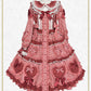 [Pre-order] Tartelette aux Fraises long one piece dress