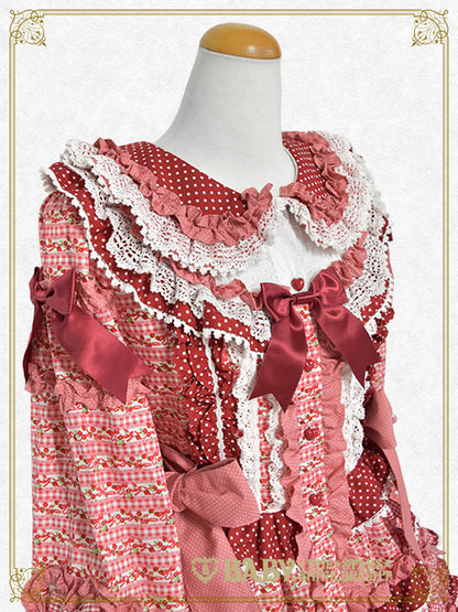 Tartelette aux Fraises long one piece dress