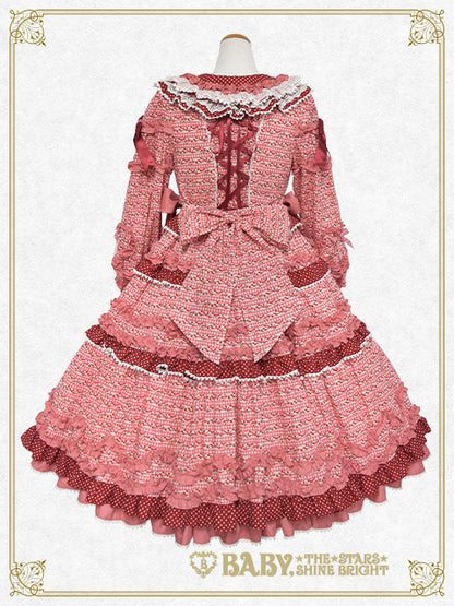 Tartelette aux Fraises long one piece dress