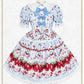 【予約】Juicy Strawberry Memory柄ワンピース