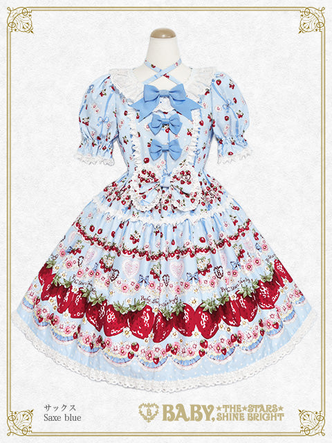[Pre-order] Juicy Strawberry Memory One piece dress