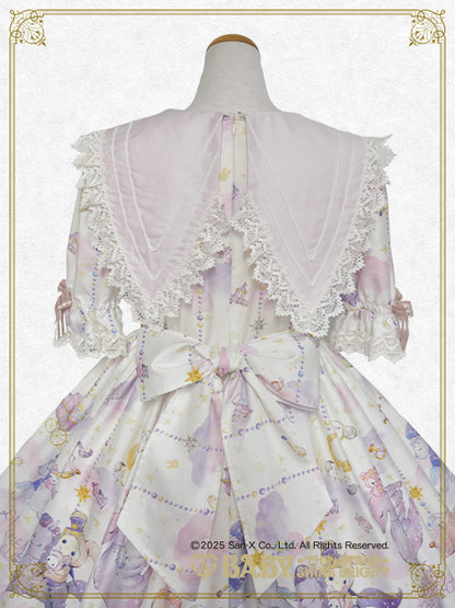 【日本国内発送限定】スピカと面影星座の子柄セーラーワンピース