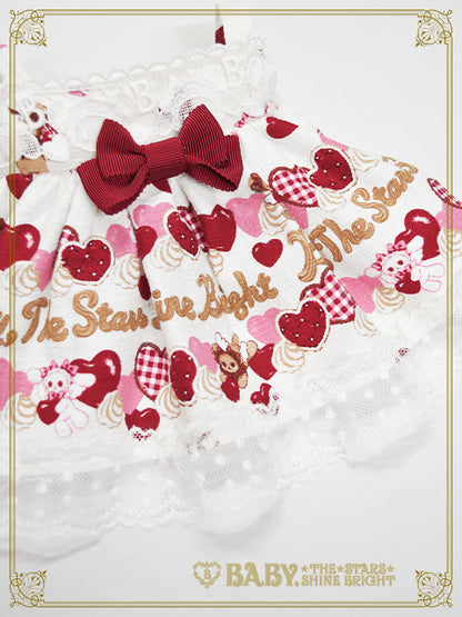 くみゃちゃんのSweet Baby Love Heart柄くみゃちゃんジャンパースカート