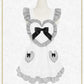 [Pre-order] Fluffy Gingham Heart Apron