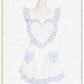 [Pre-order] Fluffy Gingham Heart Apron