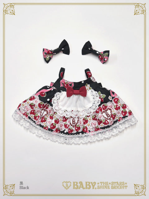 【予約】Juicy Strawberry Memory柄くみゃちゃんジャンパースカート