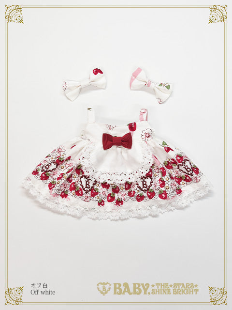 【予約】Juicy Strawberry Memory柄くみゃちゃんジャンパースカート