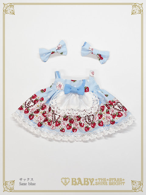 【予約】Juicy Strawberry Memory柄くみゃちゃんジャンパースカート