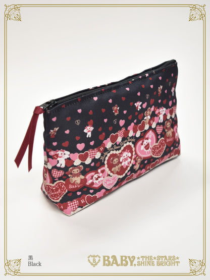 [増産] くみゃちゃんのSweet Baby Love Heart柄ポーチ