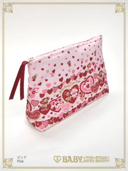 [増産] くみゃちゃんのSweet Baby Love Heart柄ポーチ
