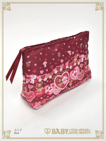 [増産] くみゃちゃんのSweet Baby Love Heart柄ポーチ