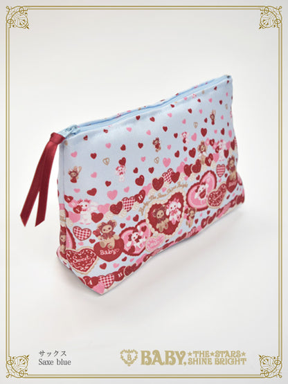 [増産] くみゃちゃんのSweet Baby Love Heart柄ポーチ