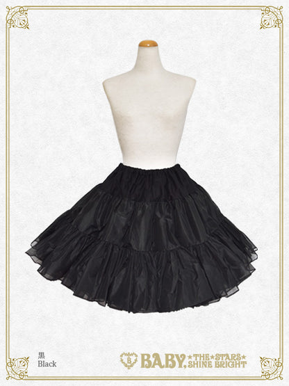 Fluffy and voluminous long panniers